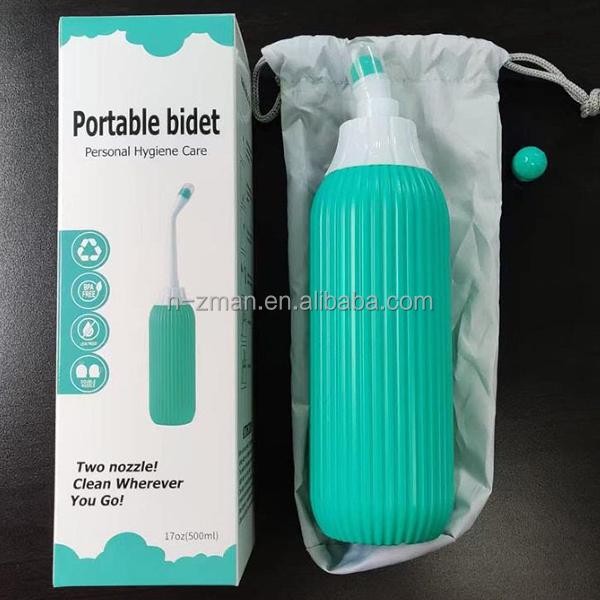VC Large Personal Hygiene Cleaning Bottle Portable Rechargeable Electric Handheld Travel Bidet Washable PP+EVA