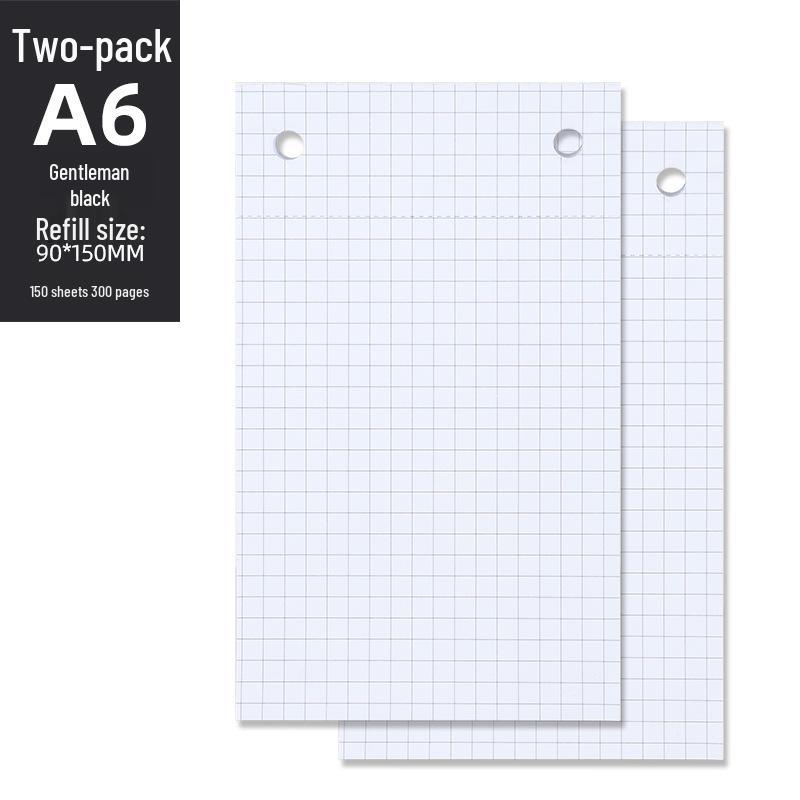 Compact Tear-Off Pocket Notepad - 6 Small Replacement Pads, 48 Pages Each