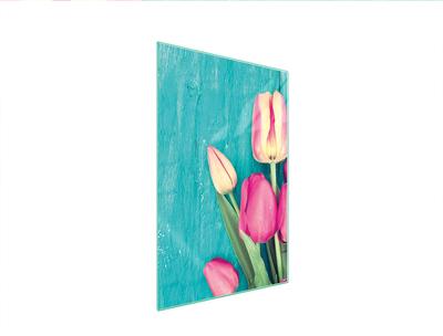 SZKLANA DESKA DO KROJENIA 35x52 TULIPANY