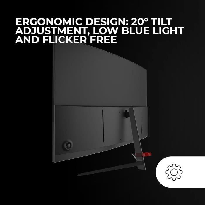 Marsgaming mv-27c écran gaming incurvé 27 fhd 1080p 200hz hdr10 1ms freesync et g-sync noir