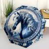 Horse Theme Design Folding Umbrella-Fashionable Auto-Open Design 8 Iron Ribs Plastic Handle Foldable Sunshade,Perfect Gifts