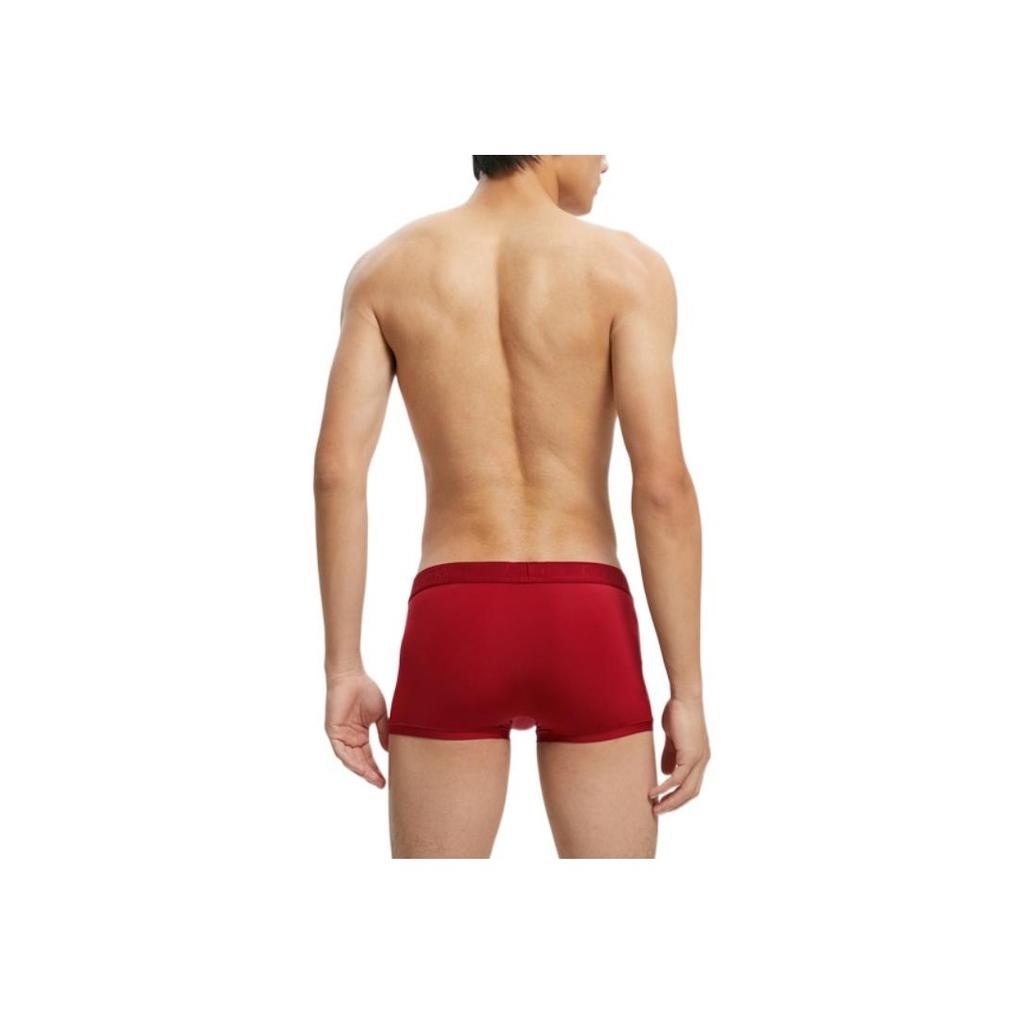 Calvin Klein Low Rise Seamless Boxer Briefs Men Underwear Dark-Red NB2904-XKG