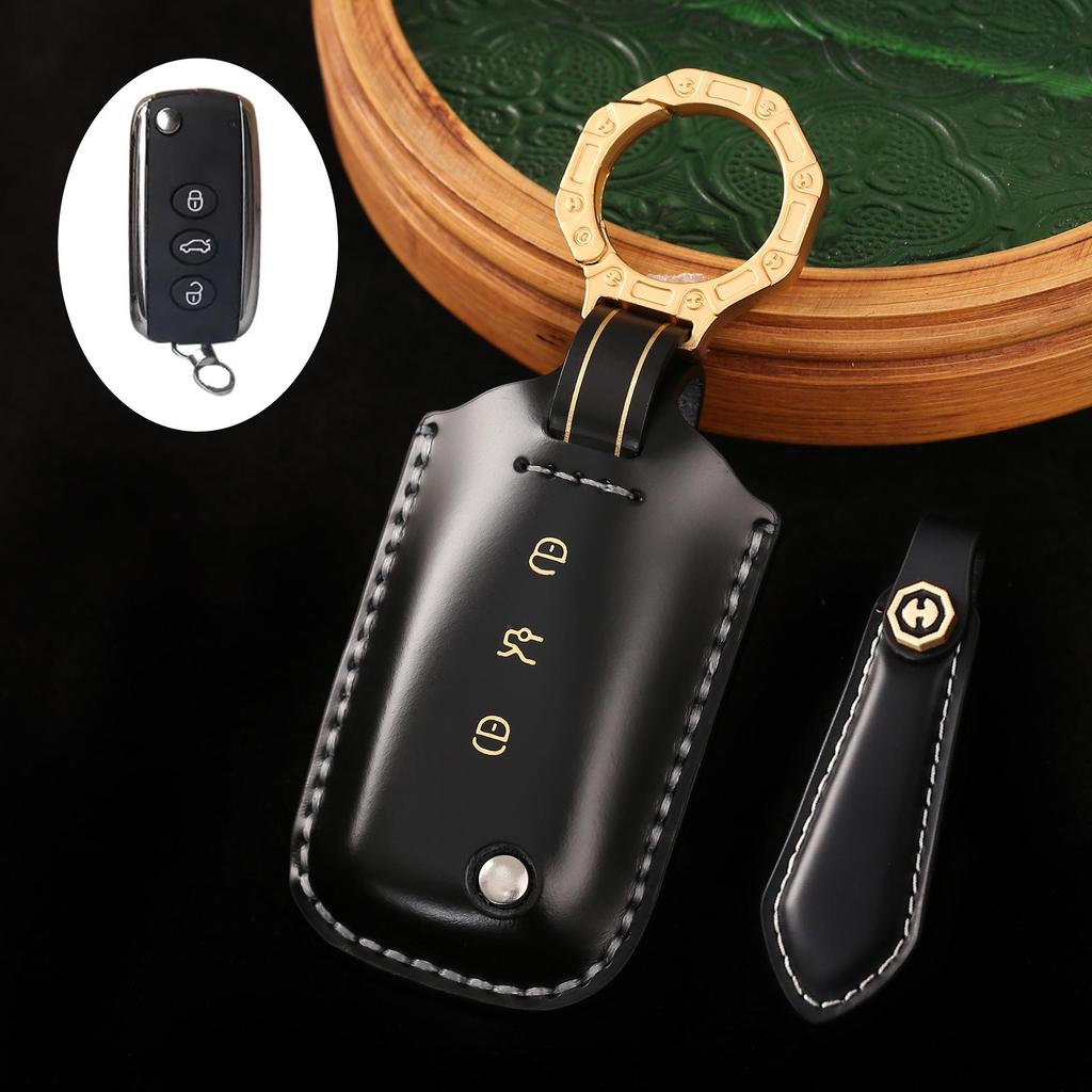 Ručně šitá sada kožených pouzder na klíče z pravé kůže pro Bentley Bentayga, Flying Spur, Continental GT