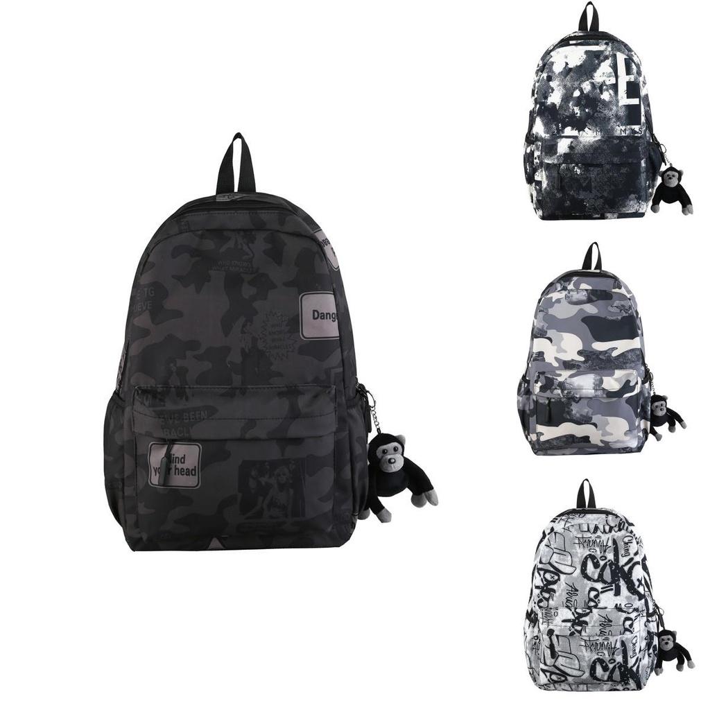 Fashionable Graffiti Print School Backpack For Girls And Boys 2023 New Design