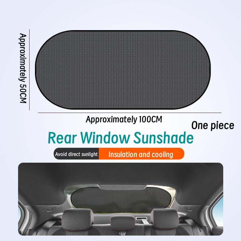 Car Summer Black Mesh Side Gear Car Sunscreen/Side Gear Rear Window Gear Unidirectional Perspective Sunshade Performance Good