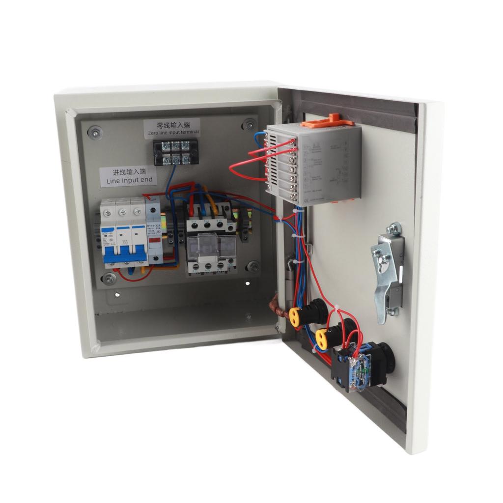 PID Temperature Controller 3 Phase 15KW Intelligent Thermostat Temp Control Box with M6 K Type 2M