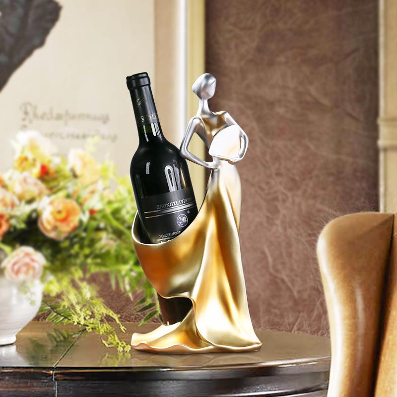 

Європейський стиль винної полиці, Тримач для пляшок у вигляді дівчини, Декор для дому, Винна шафа для вітальні, Декоративні елементи, Креативна прикраса