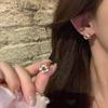 Metal Minimalist Twist Ear Buckle Femininity Commuter Earrings Versatile Light Luxury Earrings Niche Wholesale