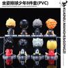 8pcs Haikyuu Anime Figures Desktop Car Ornaments Hinata Shoyo Kanbara Takashi Shoyo Hinata Cute Cartoon Doll Collectible Gift