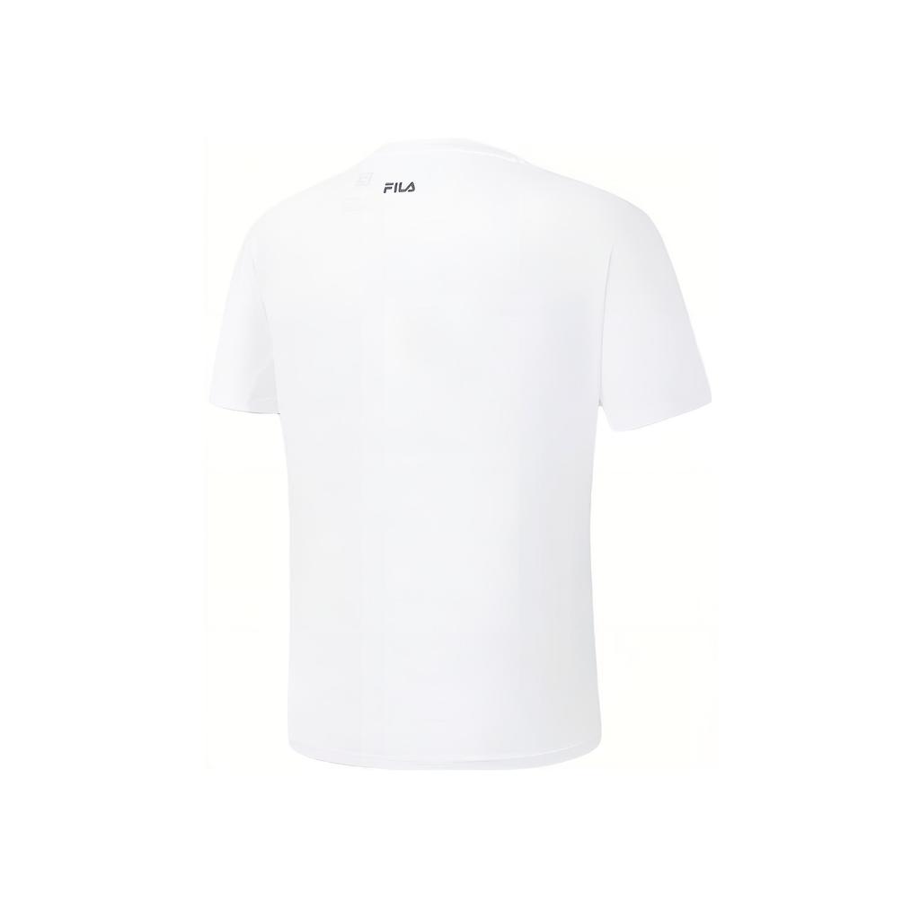 FILA Fashion Letter Tennis Short Sleeve T-Shirt Men Tops White A11M323118F-WT