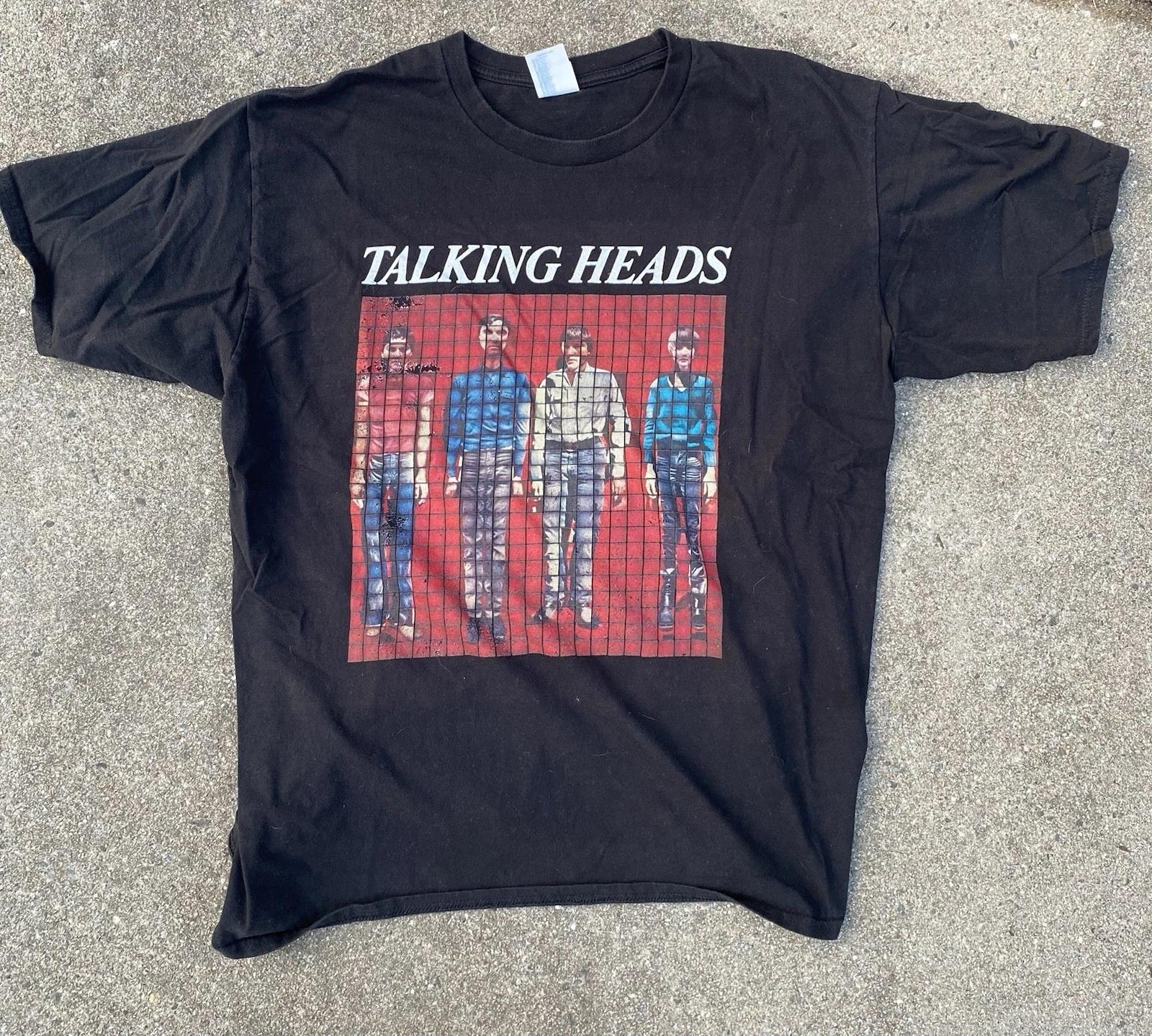 

Talking Heads Distressed Pixel Portrait Band T Shirt Size XL 120