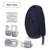 Tennis Silver Diamond Buckle Shoelaces No Tie Shoe Laces Elastic Laces Sneakers Without Ties Flat Shoelace for Shoes Accessories