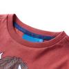 Children's Long-sleeved T-shirt Burnt Red 92/104/116/128/140