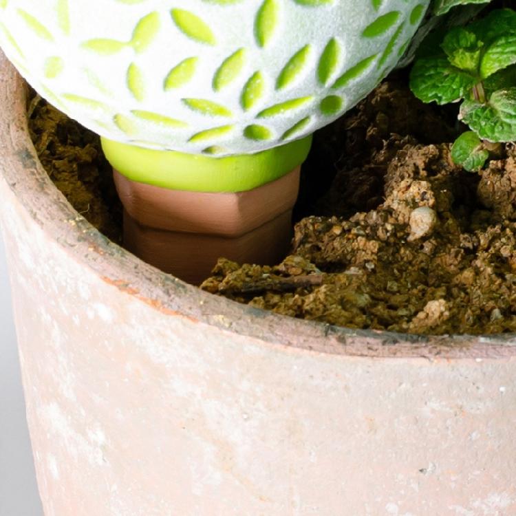 4pcs Terracotta Self Watering Spikes Vacation Automatic Plant Waterer Device