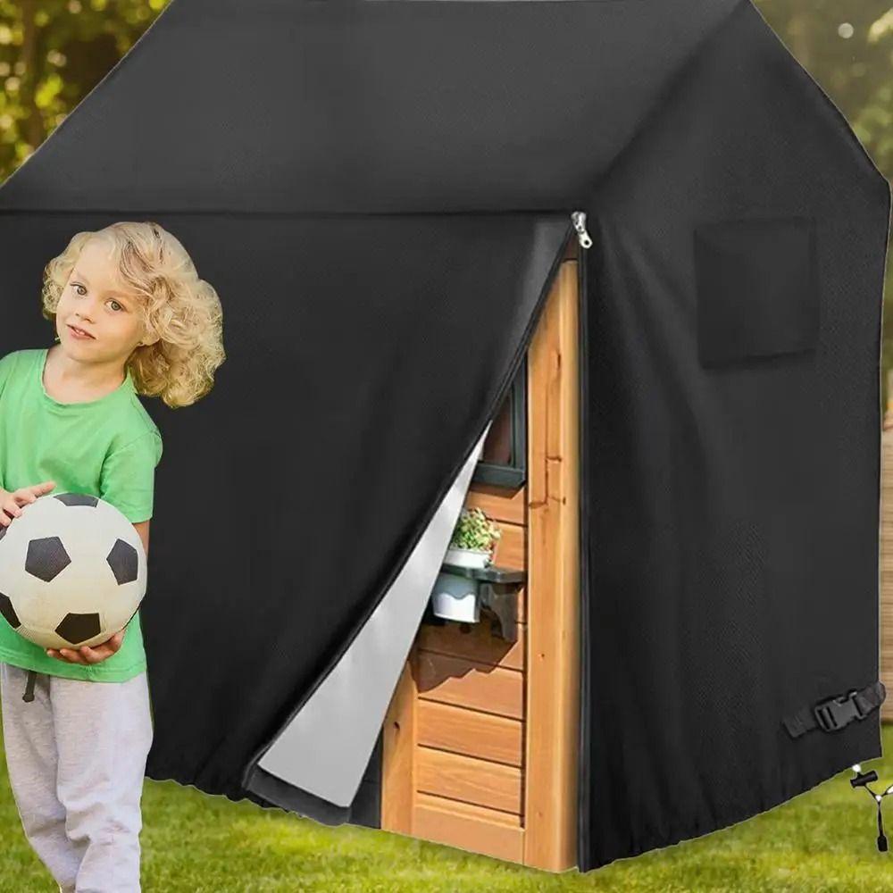 Sturdy Playhouse Cover 210D Oxford Game House Protective Cover  All-Weather
