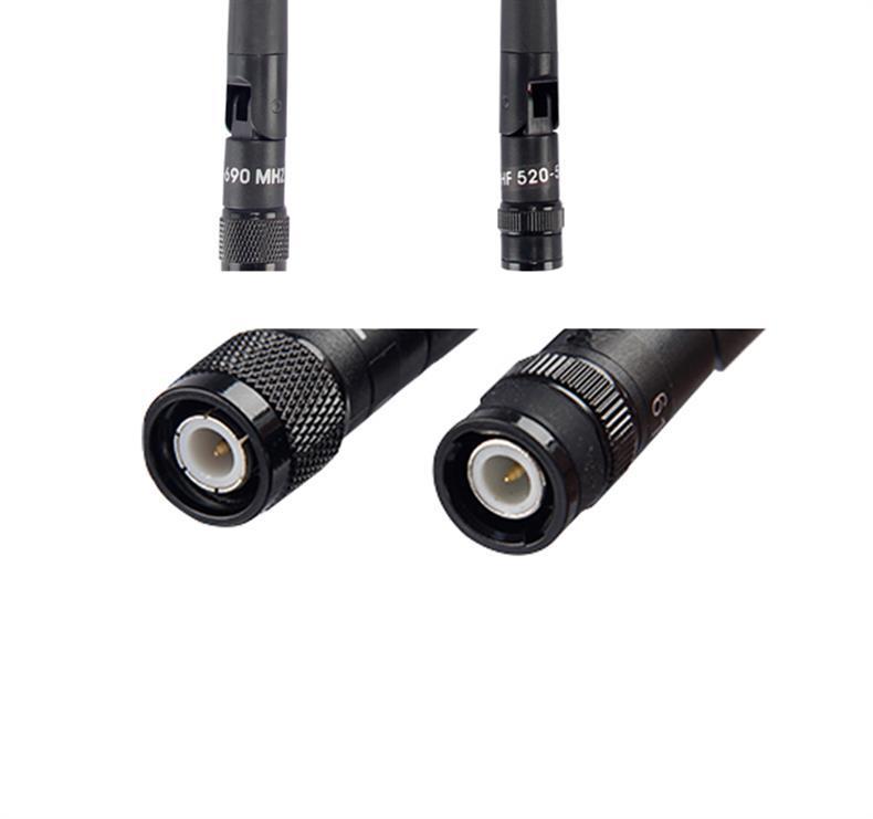 Foldable High-Gain Wireless Microphone Antenna with Bayonet Mount (BNC/TNC Compatible)
