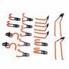 16 Pcs Garage Hook Wall Mount Strong Load Bearing Heavy Duty Steel Garden Tool Hanger for Cables Water Hoses Power
