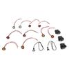 UTV Turn Signal Kit Flasher Relay Harness DC12V UTV Rocker Switch Turn Signal Kit Replacement for