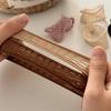 10pcs Random color High elasticity, seamless, hollowed-out, wide hairband, sweet elastic hair string for ladies' style.