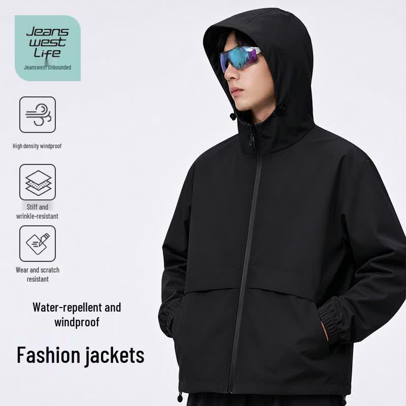 JEANSWEST LIFE Men s Loose Fit Outdoor Jacket L