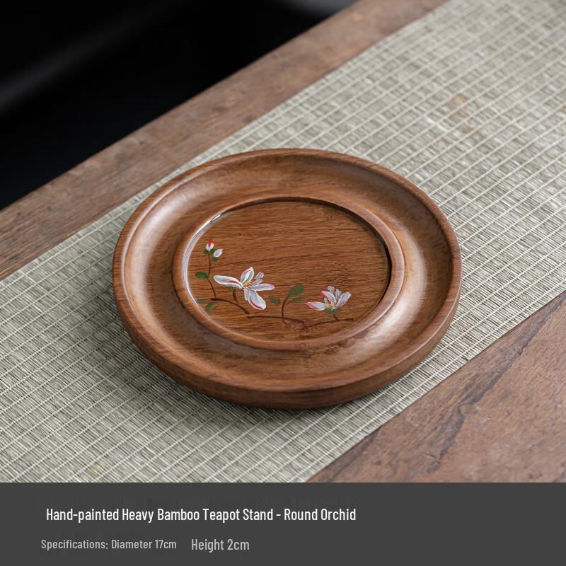 

Ручная роспись, тяжелый бамбуковый поднос для чайника