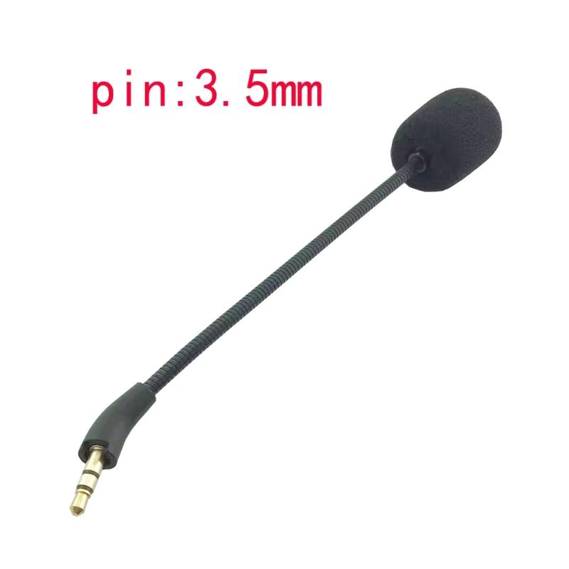 Quality 3.5mm Detachable Microphone Boom for K820NC Headphones Microphone Clear Voice Capture, Noise Reductions