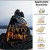 1pc Harry Potter Blanket Lightweight Flannel Throw For Sofa, Bed, Travel, Camping, Livingroom, Office, Couch, Chair, And Bed