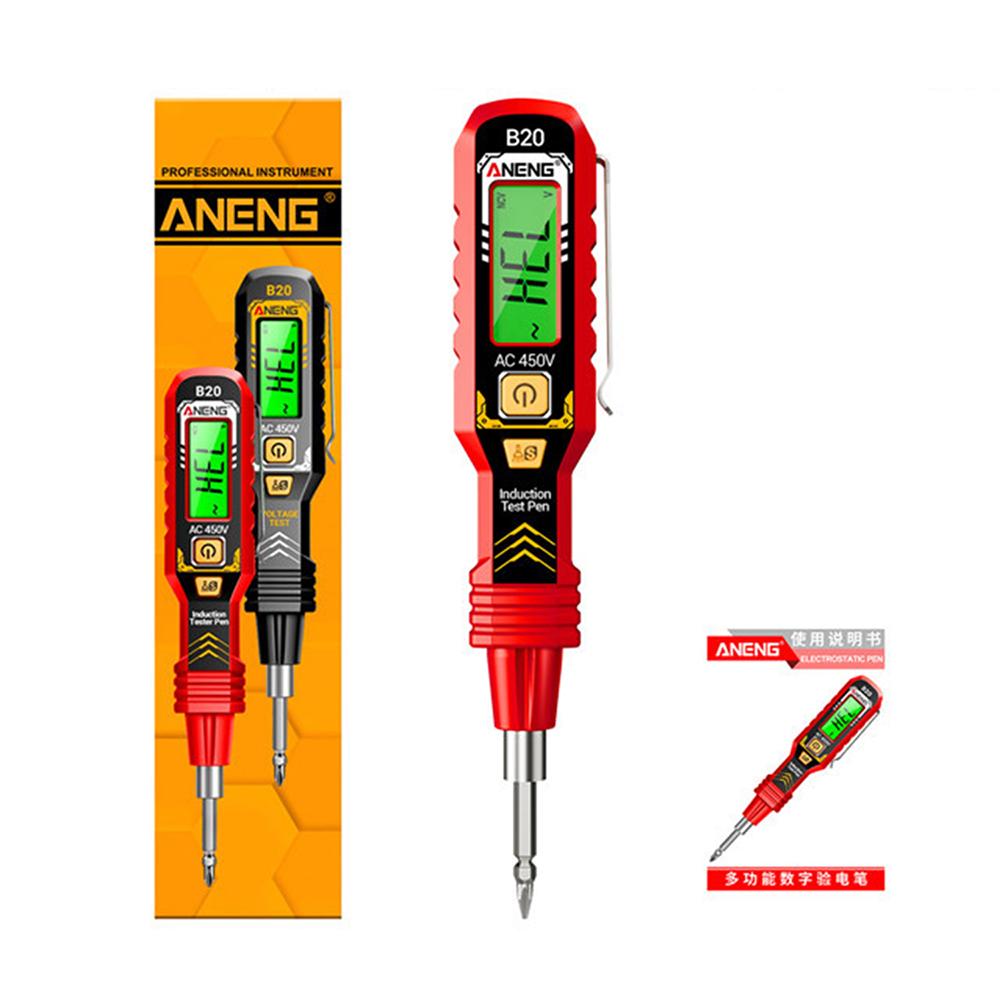 ANENG B20 New High-precision Voltage Measuring Pen Buzzer Alarm Voltage Detector Meter Diagnostic Breakpoint Finder Tools