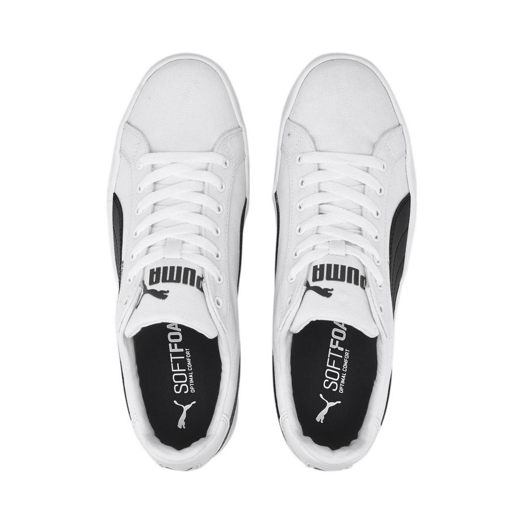 Puma SMASH VULC CANVAS Men's Sports Shoes White 37475401 Size 46