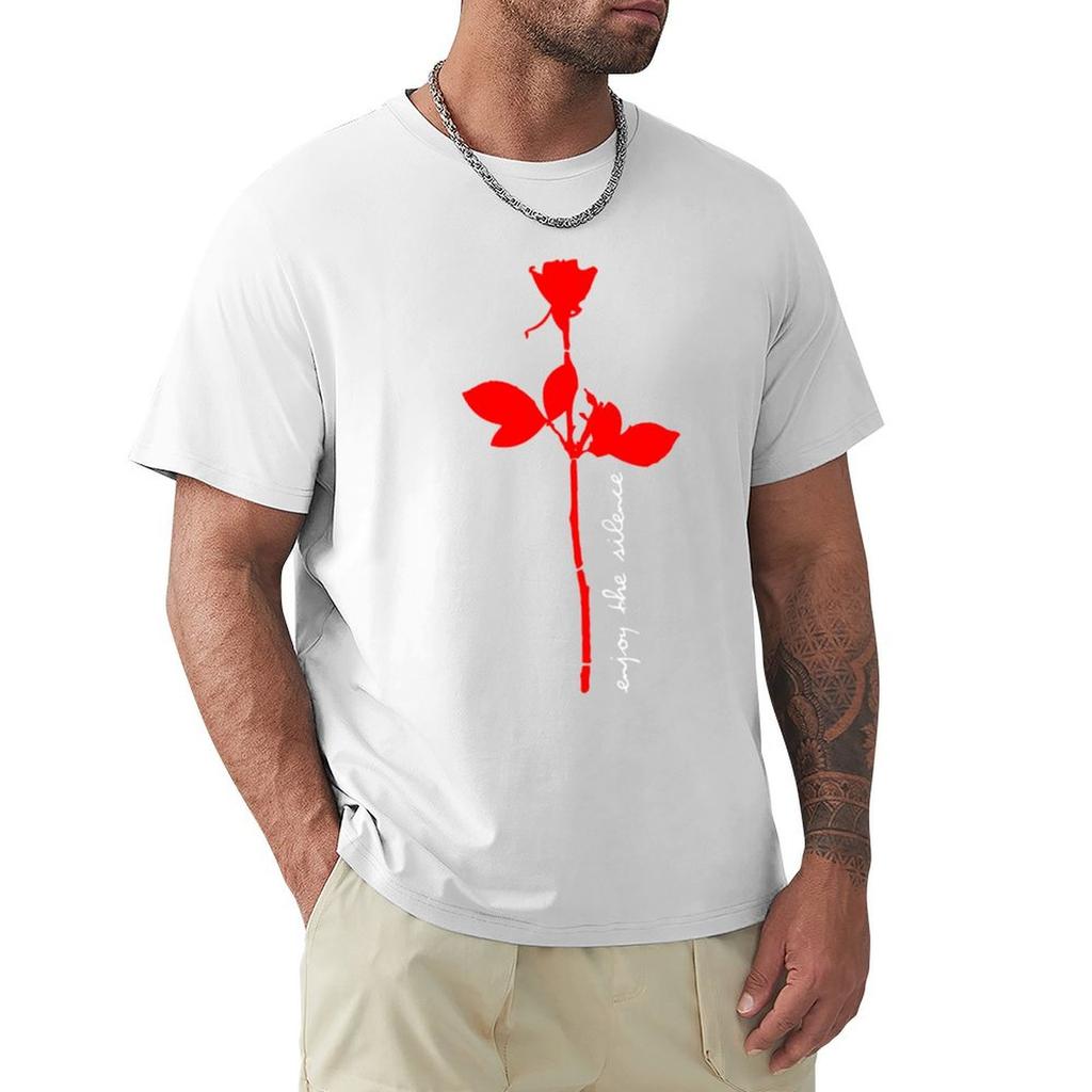 Depeche Mode Official Tshirt Basic Plain Short Sleeve Crew Neck Tee