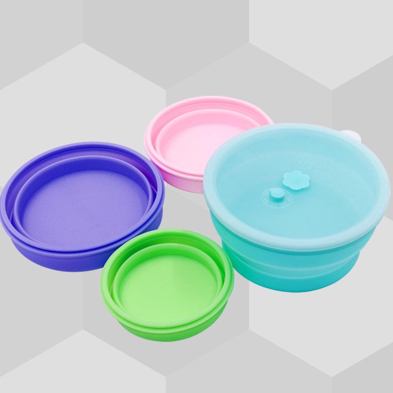 Silicone Sealed Round Lunch Box with Microwave-Safe Lid
