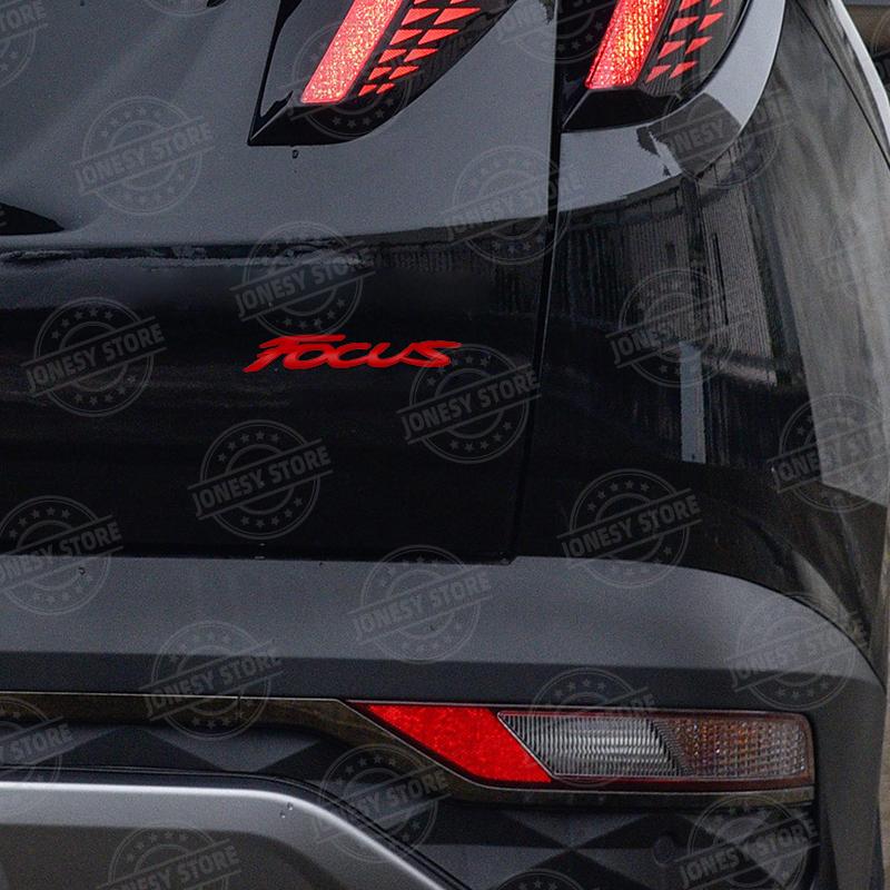 Auto Metal For Ford Focus Logo EcoBoost MK2 MK3 MK4 ST Line Hybrid 3D Badge VEDL2 Lettering Decals Trunk Sticker Car Styling