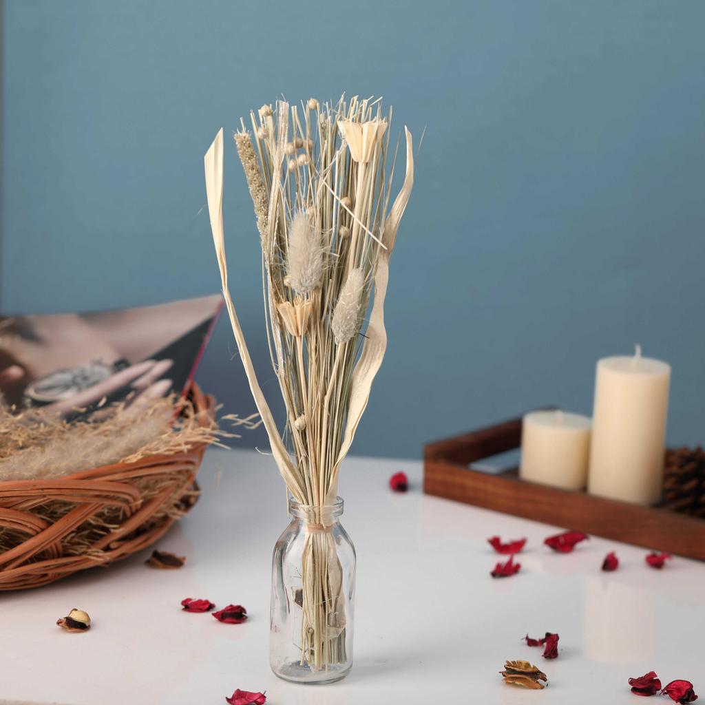 Liliana Dried Floral Silver Haze (small) | 11.5 X 5.5 X 37.5 Cm