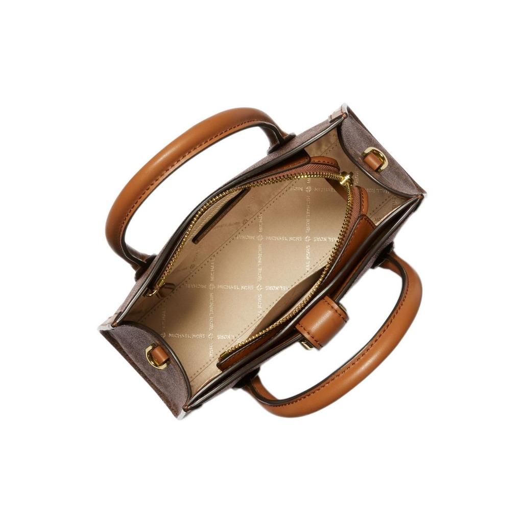 New MICHAEL KORS Gabby Canvas Portable Crossbody Bag Shoulder Bag Small Size Women's Hazelnut Berry 35S3G5GS5B-200