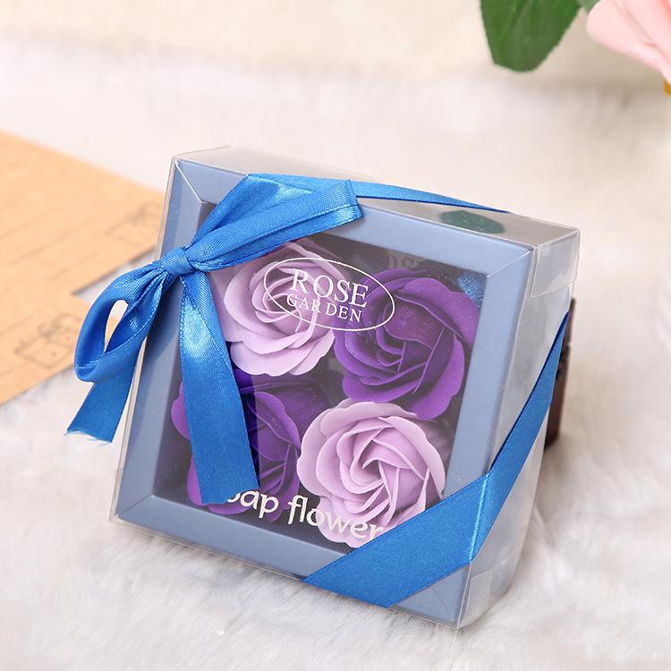 Rose Soap Flower Gift Box for Birthday, Qixi, or Valentine's Day - Multifunctional Floral Simulation
