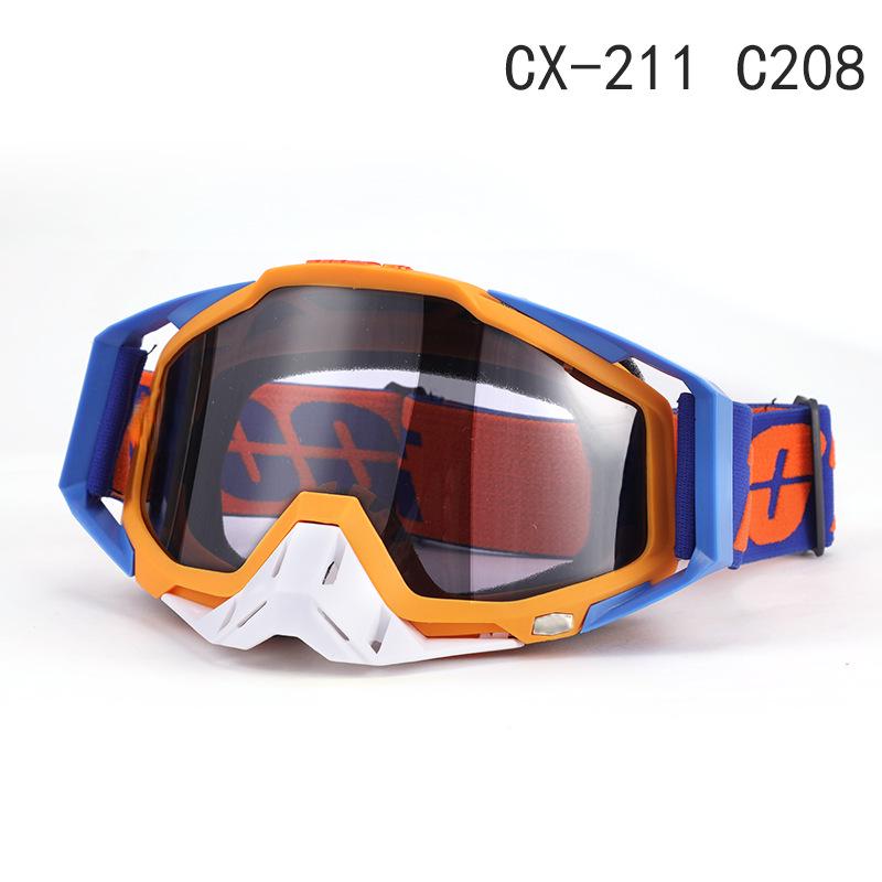 Gafas de Moto y Esquí a Prueba de Viento Transfronterizas: 100% Todoterreno, Equitación al Aire Libre y Protección para Descenso