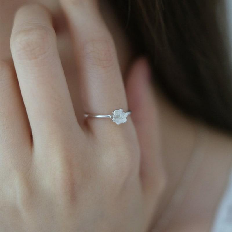 Pinaf Popcorn flower ring