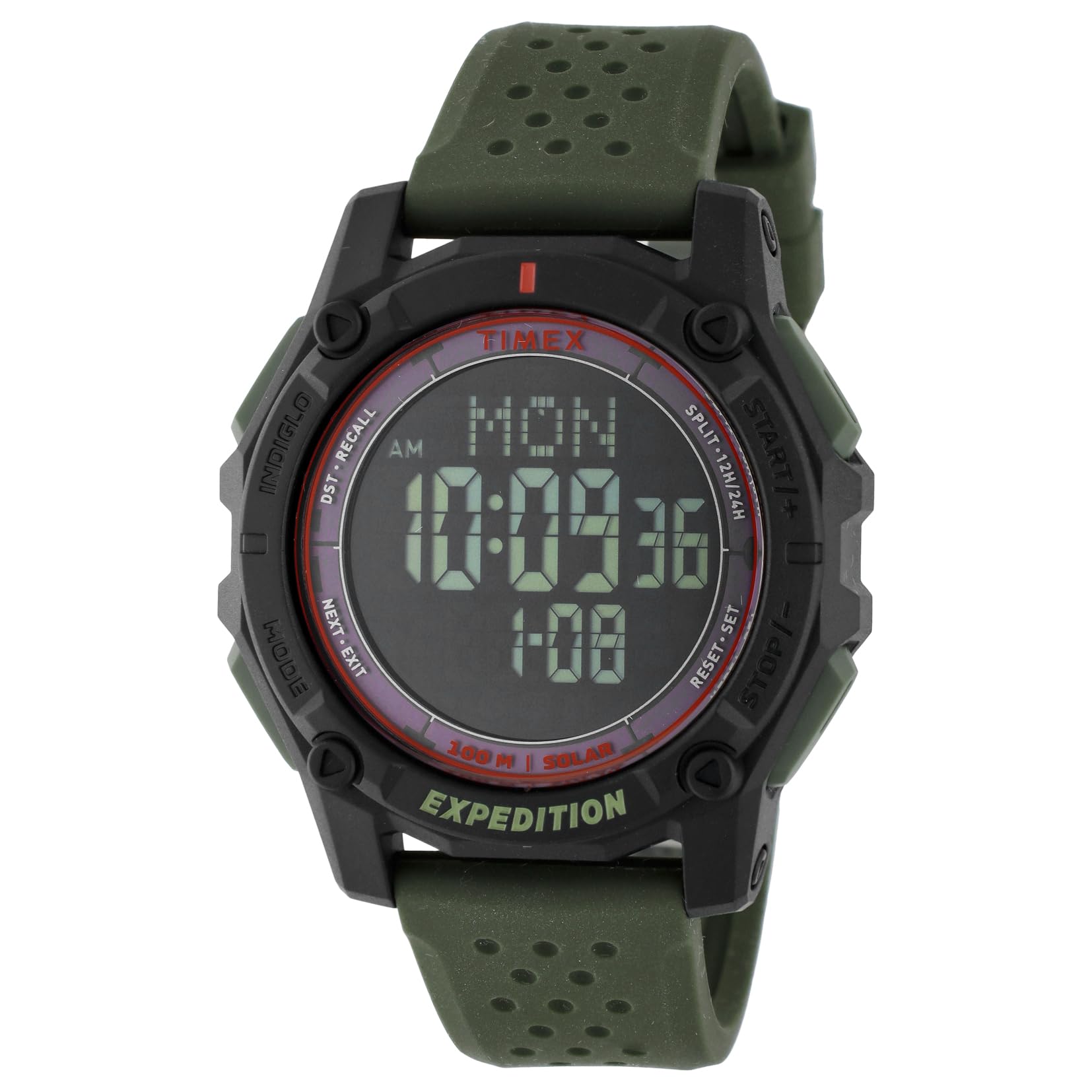 Мужские часы [TIMEX] Expedition Solar, 100M Водонепроницаемые, Цифровые, Акриловые, На батарейке, Ударопрочные, Циферблат, TW4B33700, [Оригинал]