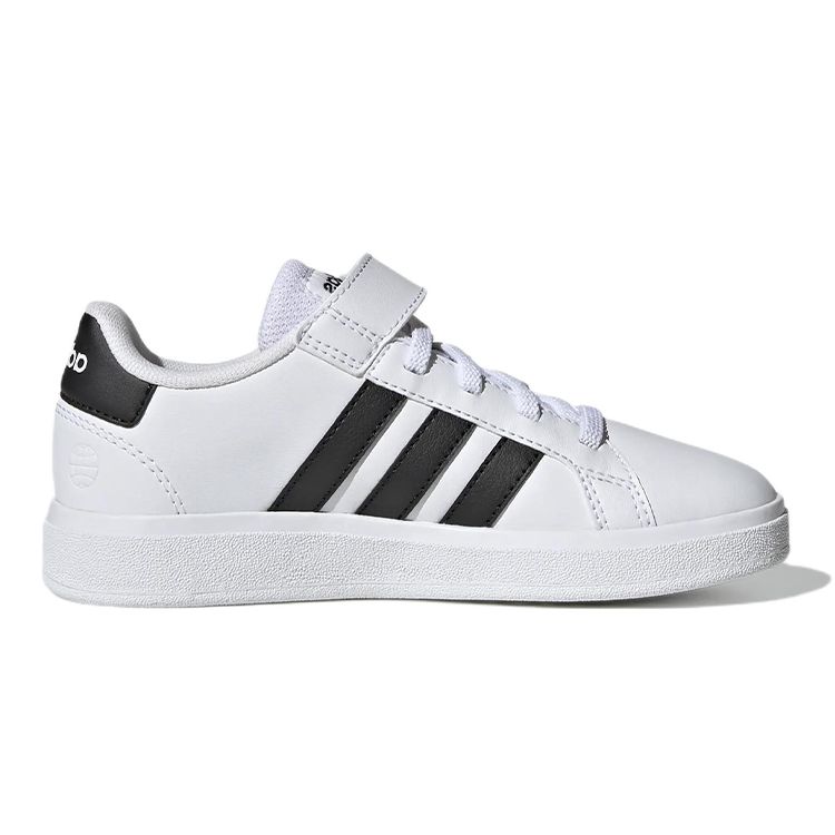Adidas Grand Court 2.0 Little Kid White Black Kids Sneakers Cloud-White Core-Black GW6521