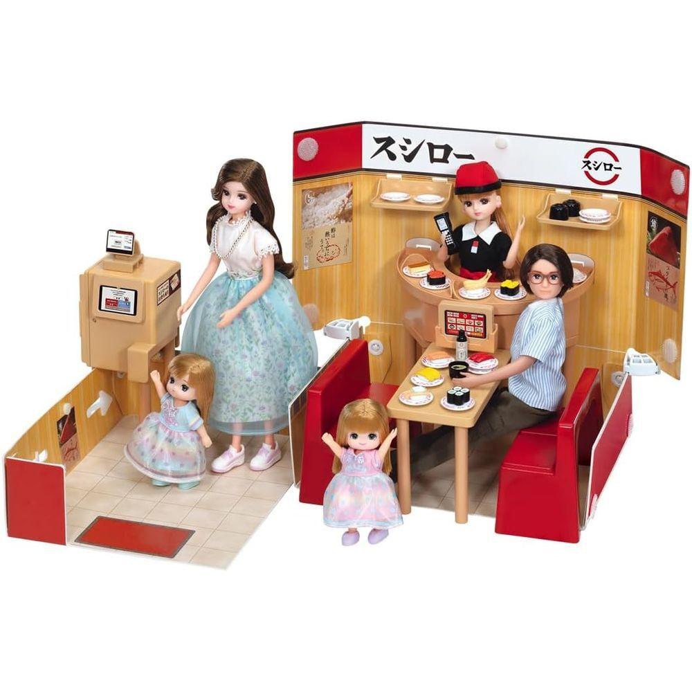 TAKARA TOMY Pop Shop Sushiro Pretend Play Toy for Ages 3 and Up Sold Licca-chan LF-12 Dress-Up (Doll Separately)
