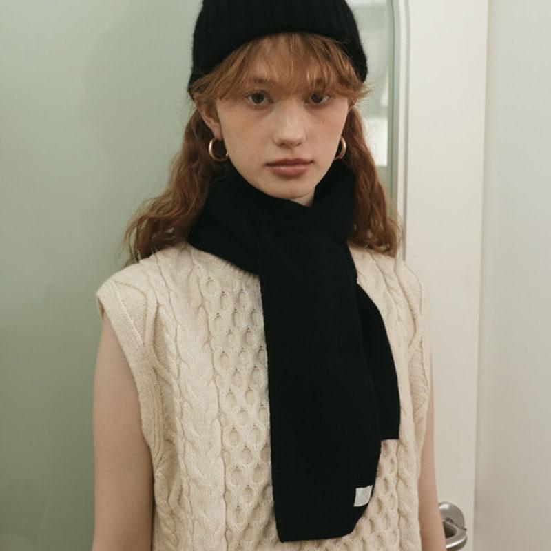 Marchen Day soft angora muffler_4color