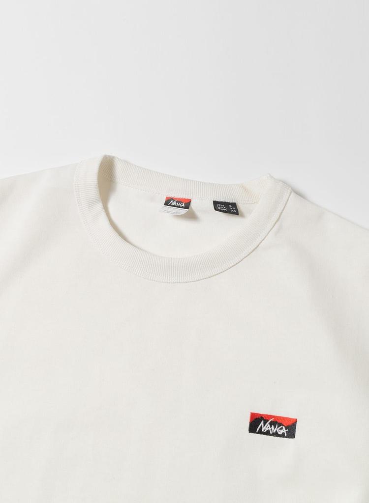 Eco Hybrid Box Logo Embroidery NW24111G804 WHT M [NANGA] T-Shirt