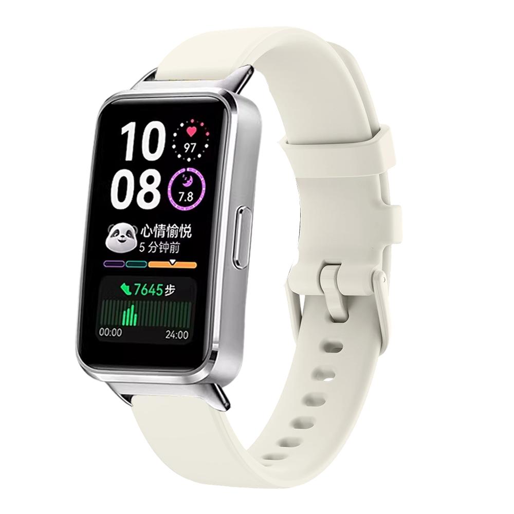 Durable Breathable Silicone Band, Compatible with Huawei Band 10/9/8 Comfortable Replacement Strap for Huawei Band 10 9 8