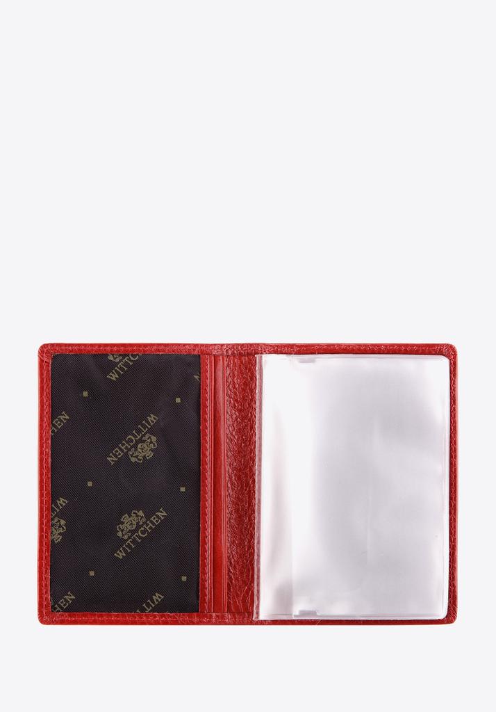 Porte-cartes de visite en cuir pour homme Wittchen Rouge Cuir véritable Rouge