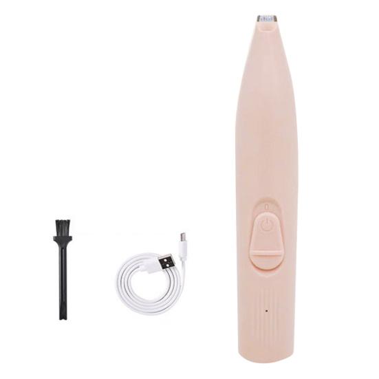 

Триммер для лап с LED-подсветкой, малошумный триммер для шерсти на лапах кошек, электрические машинки для стрижки шерсти домашних животных для собак кошек, безопасность розовый