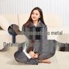 Women's Winter Cotton-Padded Detention Center Pajama Set - No Buttons or Pockets