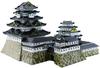 Tenyo Metallic Nano Famous Castles and Historical Buildings Edo Castle Stainless No Glue Laser Craft 3D Model of Three Famous Castles Puzzle, Series,