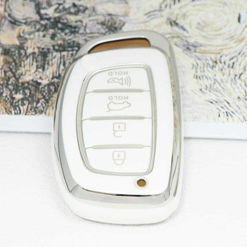 TPU Car Remote Key Case Cover Shell Fob For Hyundai Tucson Santa Fe Rena Sonata Elantra Creta Ix35 Ix45 I10 I30 I40 Accessories