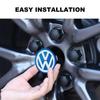 For VOLKSWAGEN VW 2025 Hot 4Pcs 56/60MM Car Wheel Center Hub Caps Logo Cover Accessories For Volkswagen Santana GTI Rline Polo G