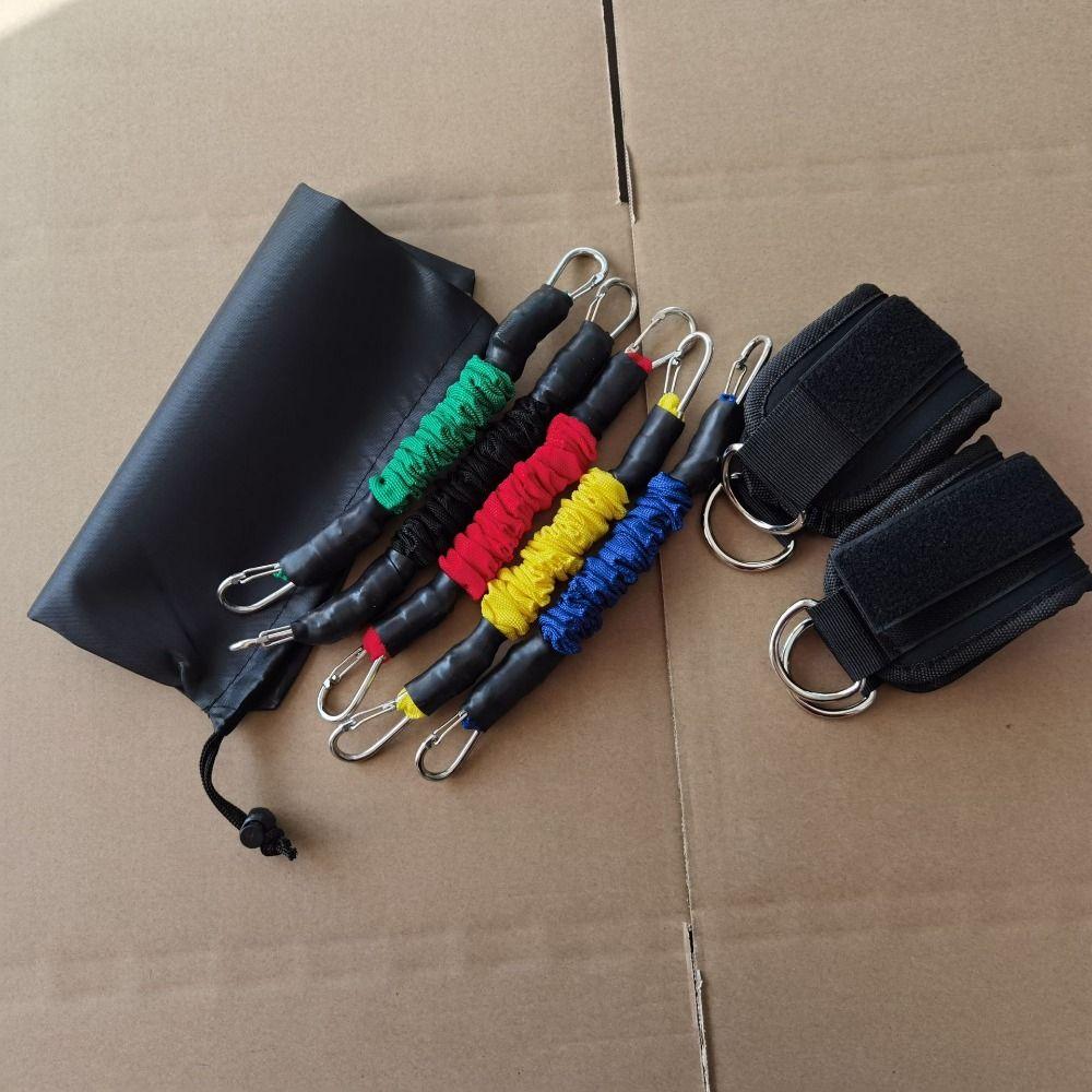 20LB-80LB Taekwondo Training Belt Thicken Ankle Pull Rope Resistance Bands  Fitness Equipment